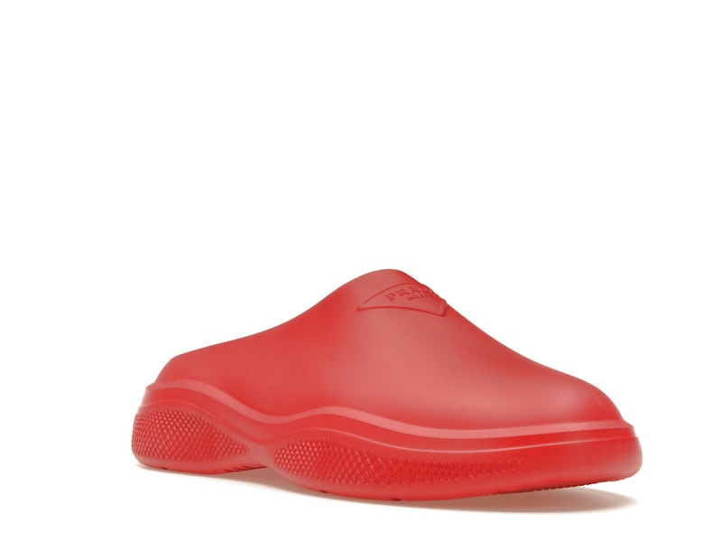 Prada Foam Rubber Mule Red