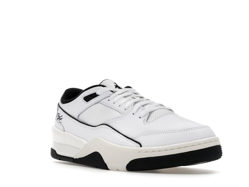 Jordan Flight Court White Sail Black