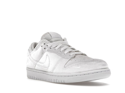 Nike Dunk Low Dover Street Market Triple White Velvet