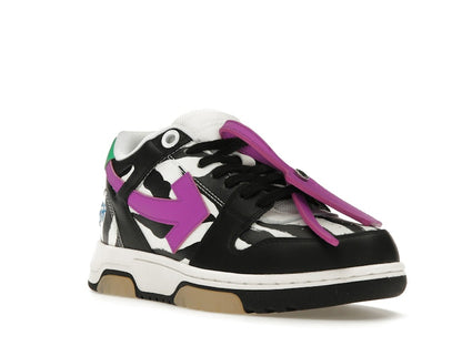 OFF-WHITE Out Of Office OOO Low Tops Zebra Pink (Women's)