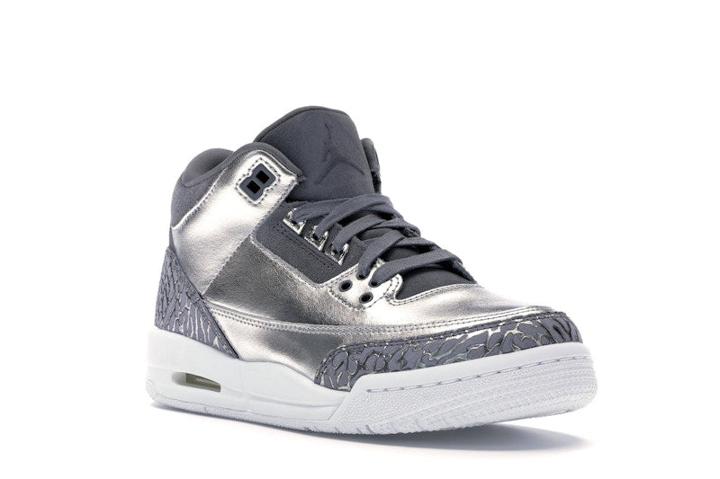 Jordan 3 Retro Premium Heiress Metallic Silver (GS)