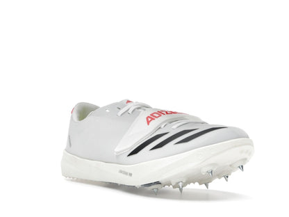 adidas Adizero TJ/PV Track and Field Cloud White Core Black Lucid Red