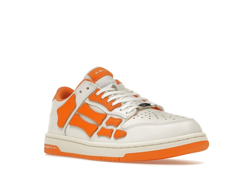 AMIRI Skel Top Low White Orange