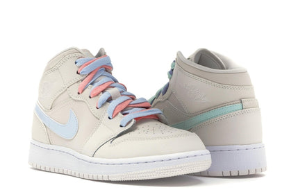 Jordan 1 Mid Multi-Color Swoosh Phantom (GS)