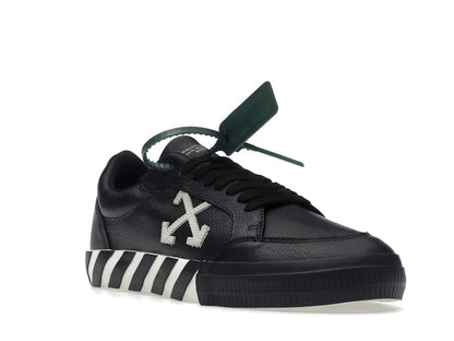 OFF-WHITE Vulc Low Leather Black White SS22