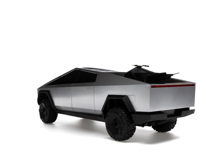 Hot Wheels x Tesla Cybertruck 1:10 Scale RC Car (2021 Version w/ Cyberquad)