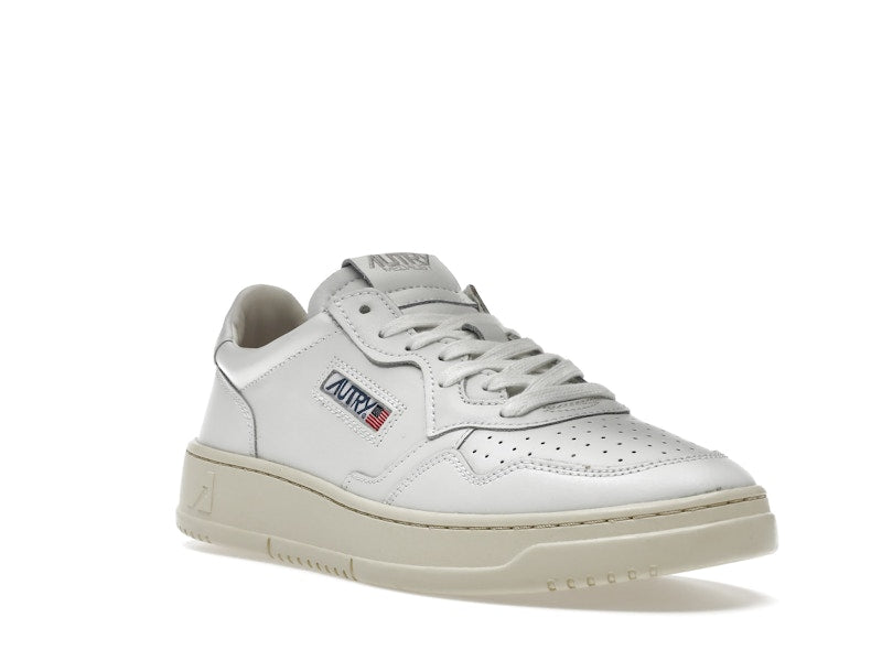 Autry Medalist Leather Low White