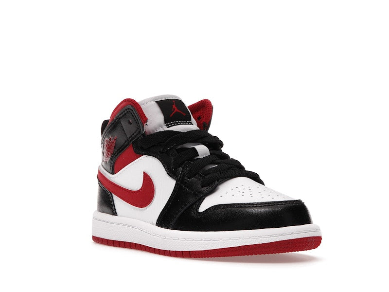 Jordan 1 Mid Gym Red Black White (PS)