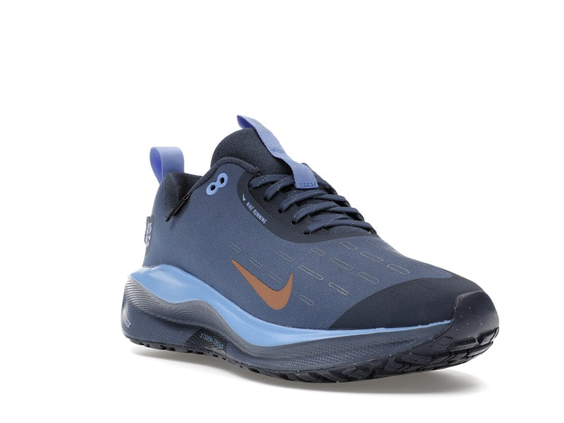 Nike React Infinity Run 4 Gore-Tex Thunder Blue Diffused Blue Royal Pulse Metallic Red Bronze (Women's)