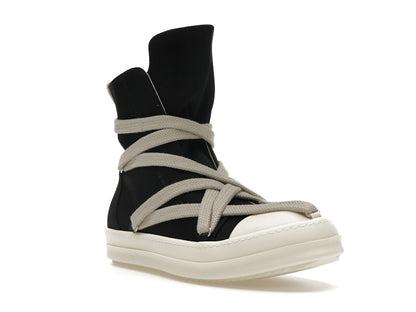 Rick Owens DRKSHDW Hexa High Black Pearl Milk Fat Lace