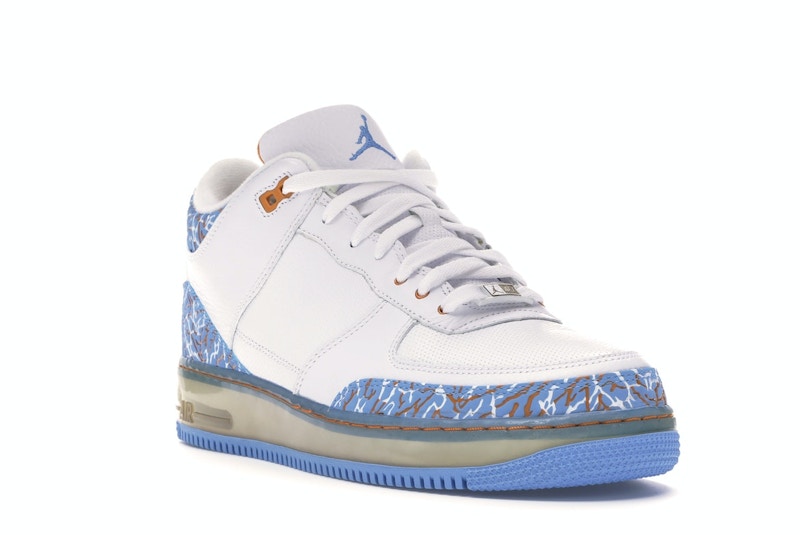 Jordan AJF 3 White University Blue Sunset