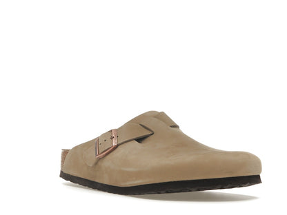 Birkenstock Boston Oiled Leather Tobacco Brown