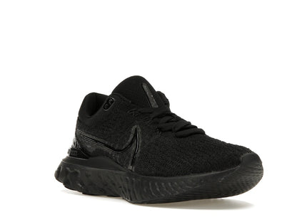 Nike React Infinity Run Flyknit 3 Triple Black (Women's)