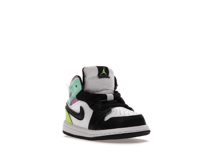 Jordan 1 Mid Pastel Black Toe (TD)