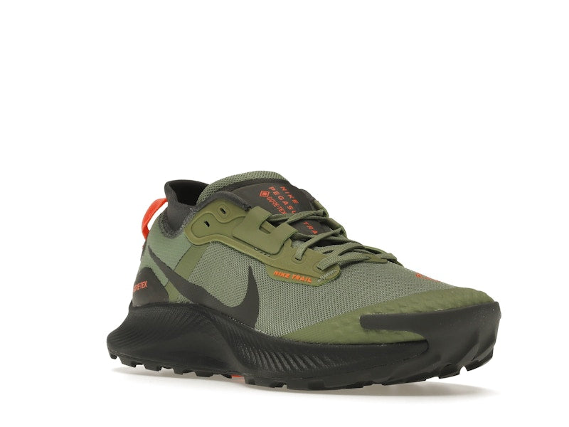 Nike Pegasus Trail 3 Gore-Tex Oil Green Iron Grey Total Orange