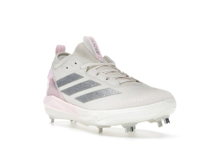 adidas Adizero Instinct+ 2.0 Chalk White Silver Metallic Clear Pink (Women's)