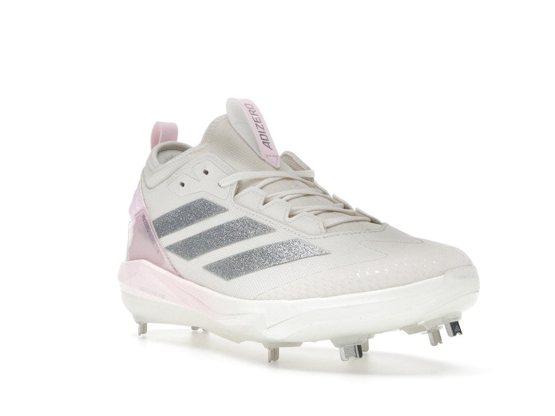 adidas Adizero Instinct+ 2.0 Chalk White Silver Metallic Clear Pink (Women's)