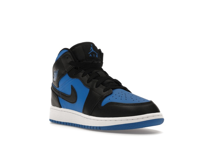 Jordan 1 Mid Black Royal Blue (GS)