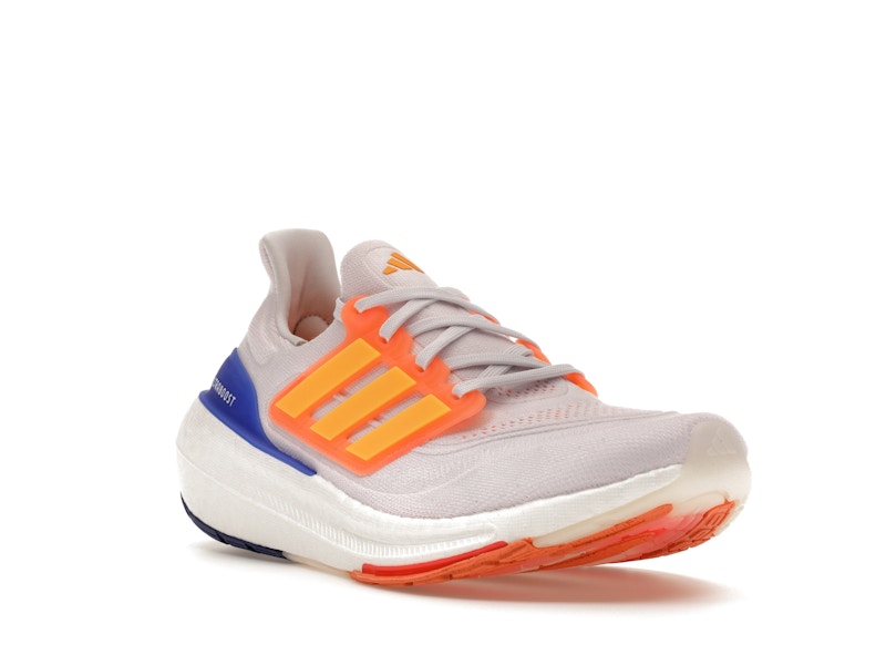adidas Ultra Boost Light Cloud White Solar Gold Lucid Blue
