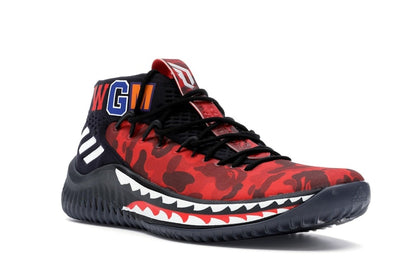 adidas Dame 4 A Bathing Ape Red