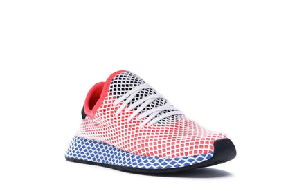 adidas Deerupt Solar Red Bluebird