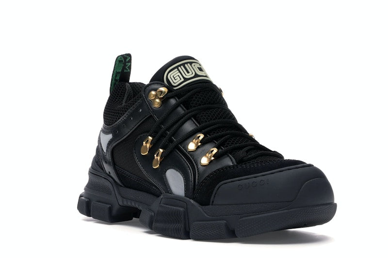 Gucci Flashtrek SEGA Black Leather