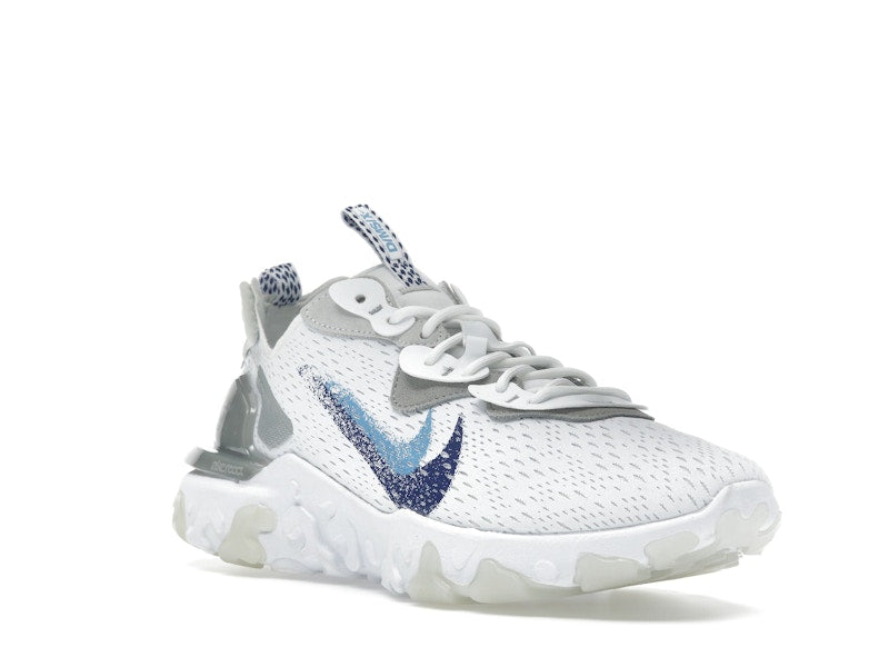 Nike React Vision White Double Blue Swoosh