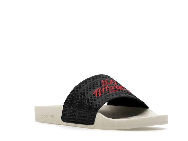 adidas Adilette Slides 100 Thieves Black Red