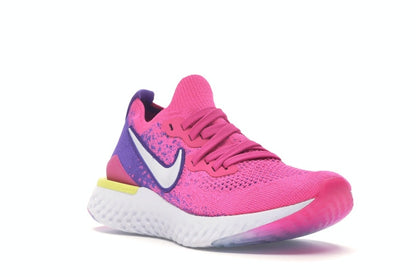 Nike Epic React Flyknit 2 Laser Fuchsia White (Women's)