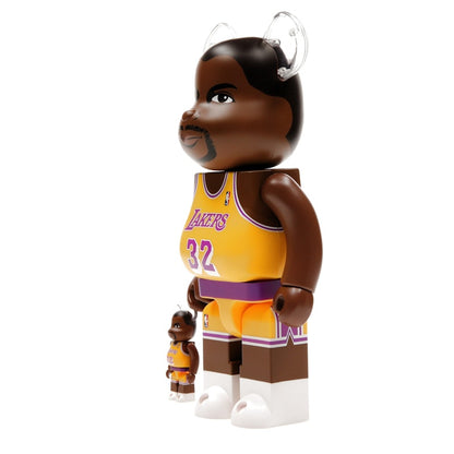 Bearbrick NBA Magic Johnson (Los Angeles Lakers) 100% & 400% Set
