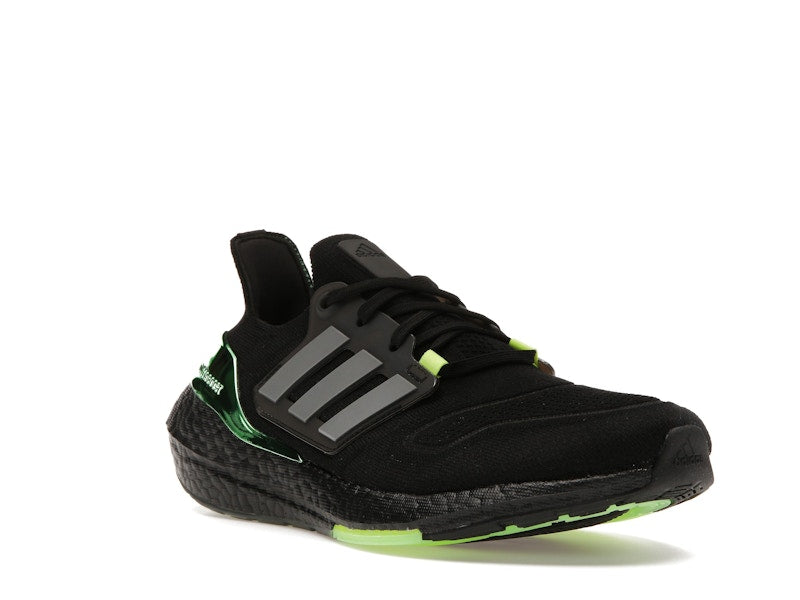 adidas Ultra Boost 22 Black Iron Metallic Beam Green
