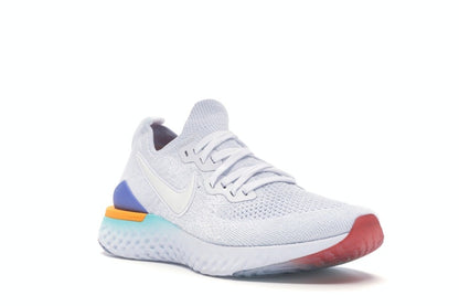 Nike Epic React Flyknit 2 White Hyper Jade Ember Glow (Women's)