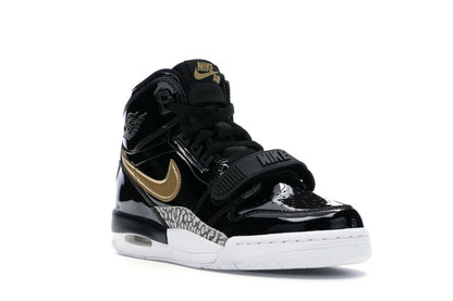Jordan Legacy 312 Black Gold Patent (GS)