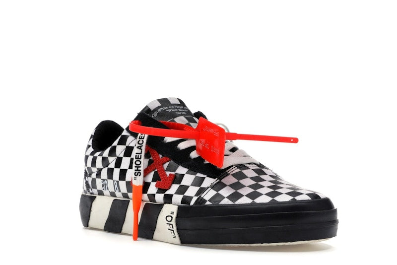 OFF-WHITE Vulc Low Checkered Black White