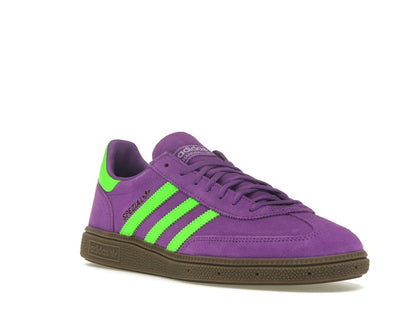 adidas Handball Spezial Elastic Active Purple Solar Green (Women's)