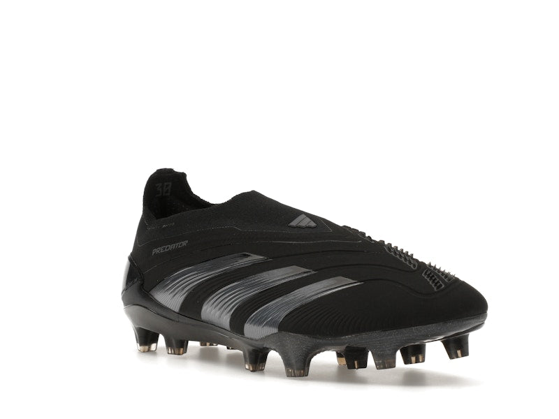 adidas Predator 24 Elite Laceless FG Core Black Carbon