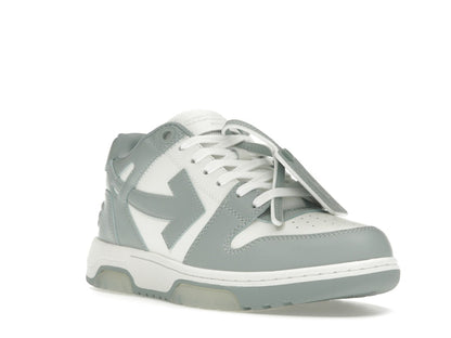 OFF-WHITE Out Of Office OOO Low Tops White Grey