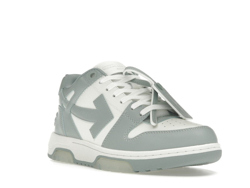 OFF-WHITE Out Of Office OOO Low Tops White Grey