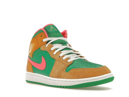 Jordan 1 Mid SE Wheat Watermelon