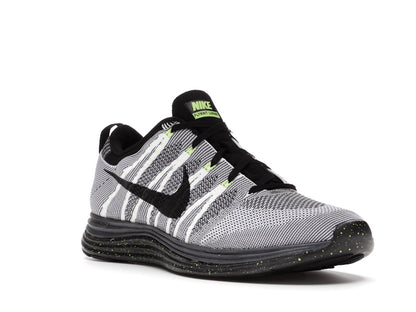 Nike Flyknit Lunar1+ White Black Volt