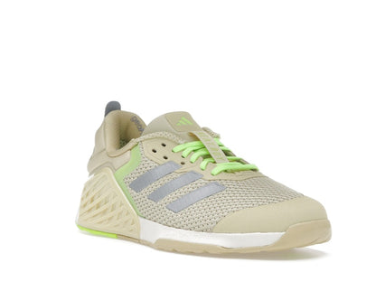 adidas Dropset 3 Strength Powder Yellow Matte Silver Lucid Lemon (Women's)