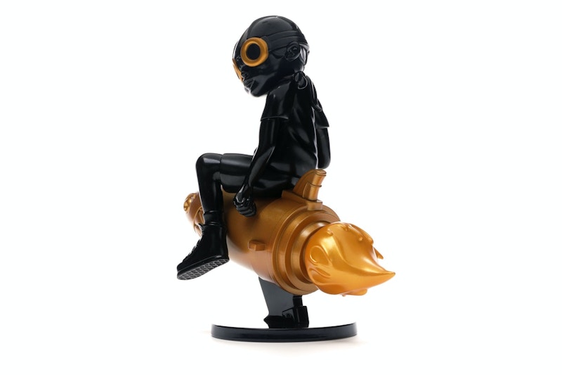 Hebru Brantley x Billionaire Boys Club x Bait Beyond The Beyond Fly Boy Figure 9 Inches Black/Gold