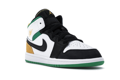Jordan 1 Mid SE White Laser Orange Lucky Green (PS)