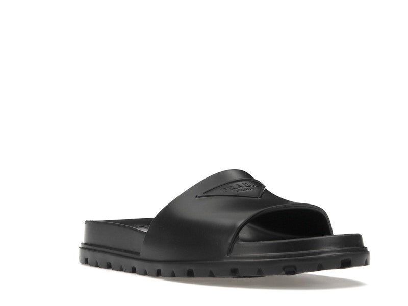 Prada Rubber Slides Black (Men's)