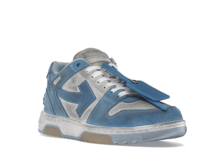 OFF-WHITE OOO Low Out Of Office Suede White Light Blue