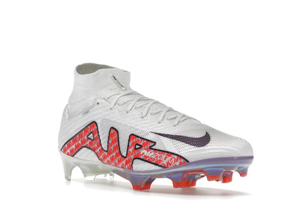 Nike Zoom Mercurial Superfly 9 Elite FG White Bright Crimson