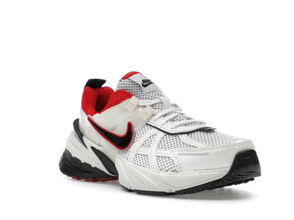 Nike V2K Run Metallic White University Red