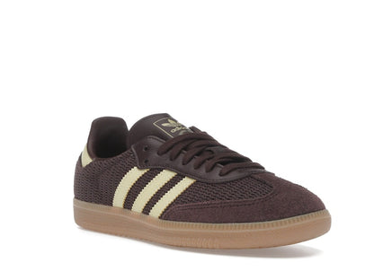 adidas Samba OG Shadow Brown Powder Yellow (Women's)