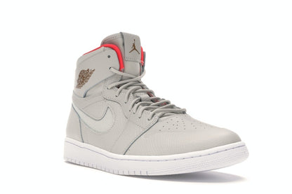 Jordan 1 Retro High Nouveau Pure Platinum Bright Crimson