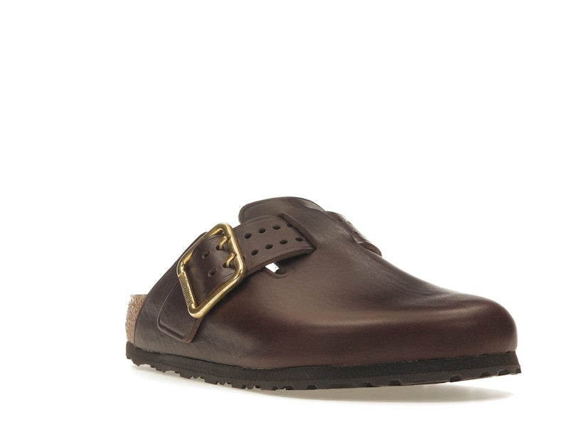 Birkenstock Boston Bold Leather Roast Brown
